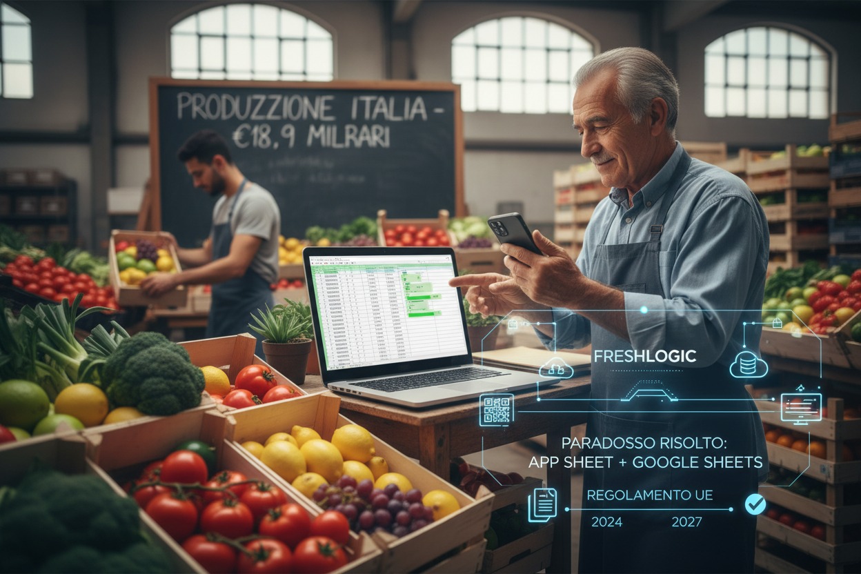 Il paradosso dell'ortofrutta italiana: €18,9 miliardi di valore, ma ancora troppi fogli di carta